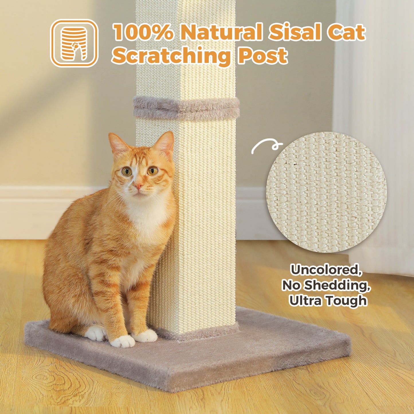 PAWZ Road 82cm Cat Tree Scratching Post Tower Sturdy Board Gym Furniture Fun Toys Grey