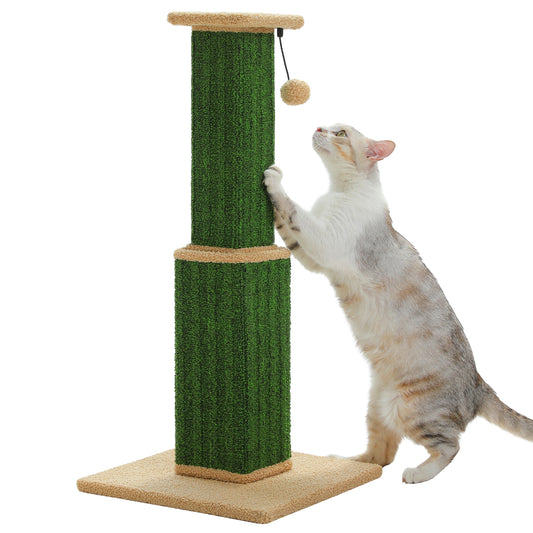 PAWZ Road 80cm Cat Tree Scratching Post Tower Sturdy Board Gym Furniture Fun Toys Green
