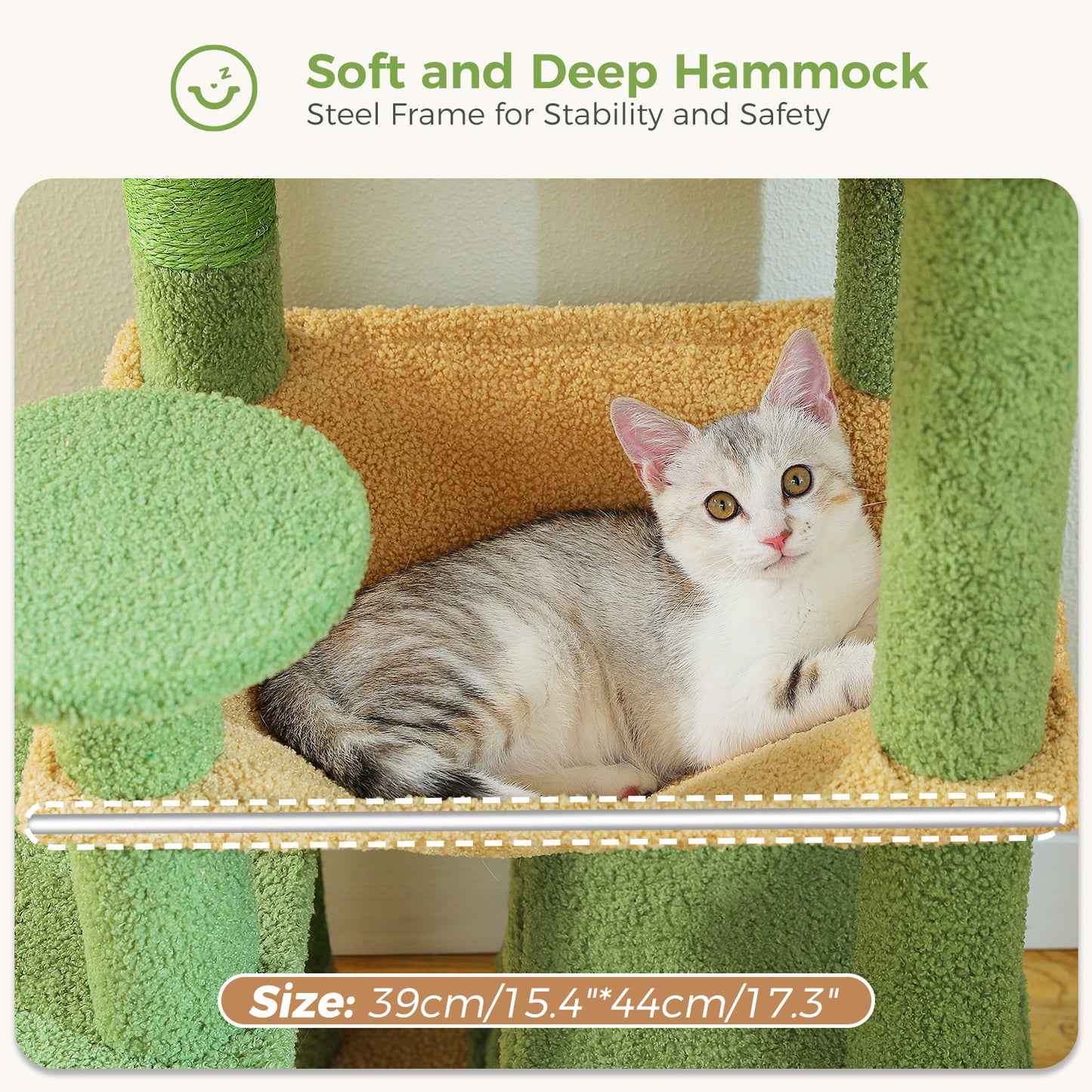 PAWZ Road Cat Tree Tower Scratching Post Scratcher Condo House Bed Toys 136cm Green