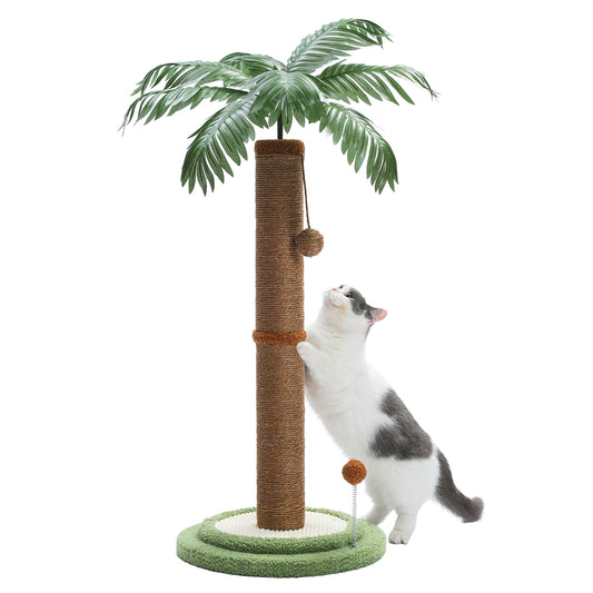 PAWZ Road Cat Tree Tower Scratching Post Sisal Covered Scratcher Cats Toys 86cm