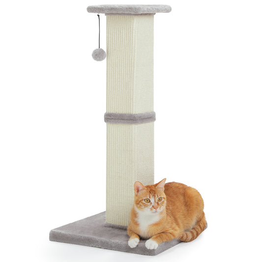 PAWZ Road 82cm Cat Tree Scratching Post Tower Sturdy Board Gym Furniture Fun Toys Grey