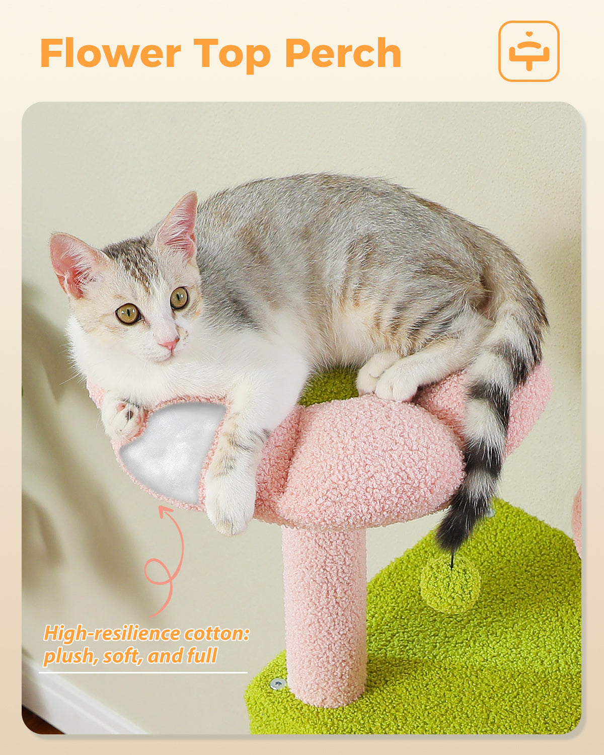 PAWZ Road 133cm Cat Tree Tower Condo Scratching Post Scratcher House for Large Cats