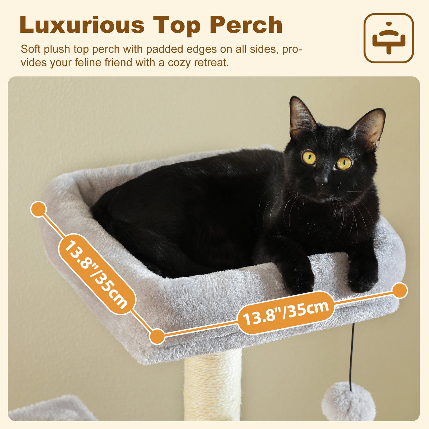 PAWZ Road 157cm Cat Tree Tower Scratching Post Scratcher Condo House Furniture Grey