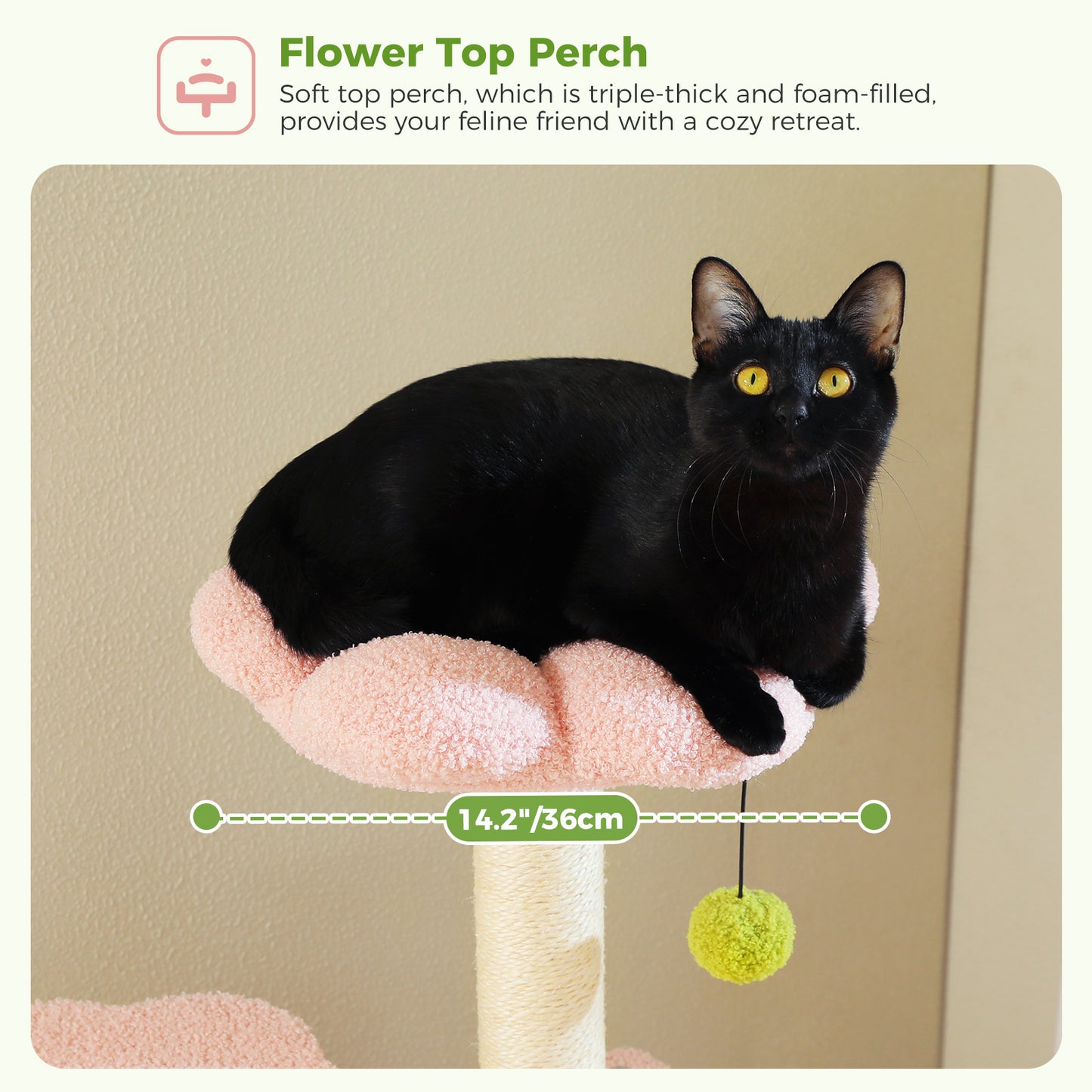 PAWZ Road 157cm Cat Tree Tower Scratching Post Scratcher Condo House Furniture Pink