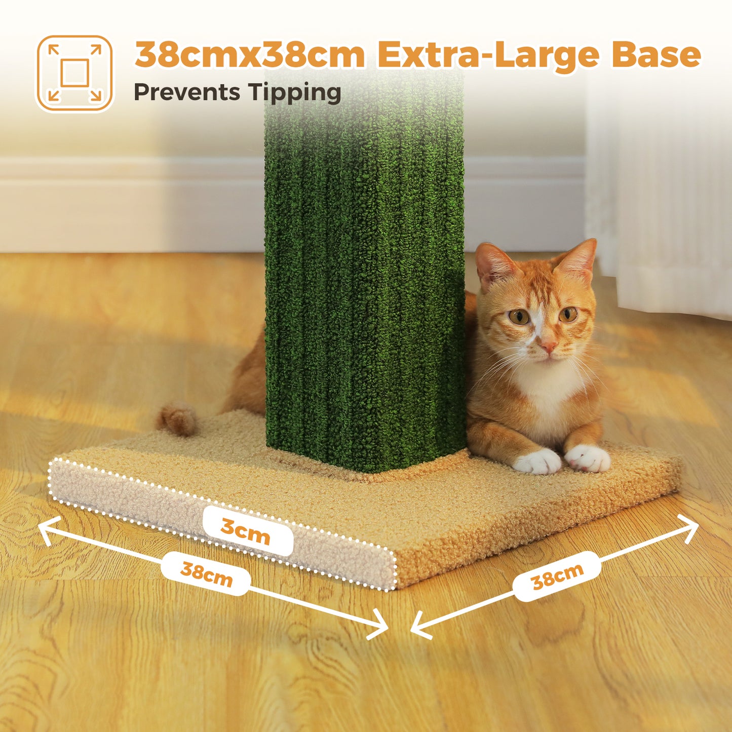 PAWZ Road 82cm Cat Tree Scratching Post Tower Sturdy Board Gym Furniture Fun Toys Green