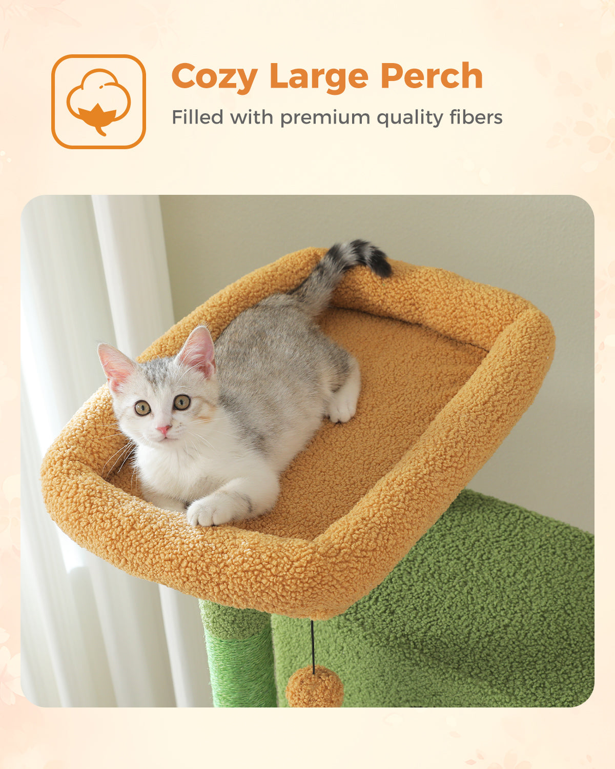PAWZ Road 181cm Cat Tree Tower Scratching Post Scratcher Condo House Bed Toys Green