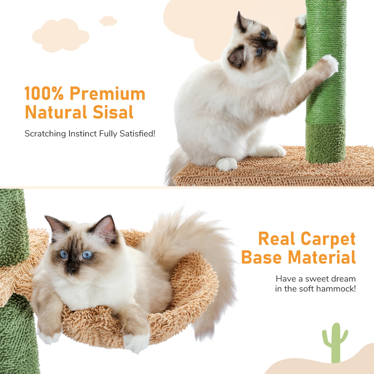 PAWZ Road Cat Tree Scratching Post Scratcher Tower Condo House Ceiling High 275cm