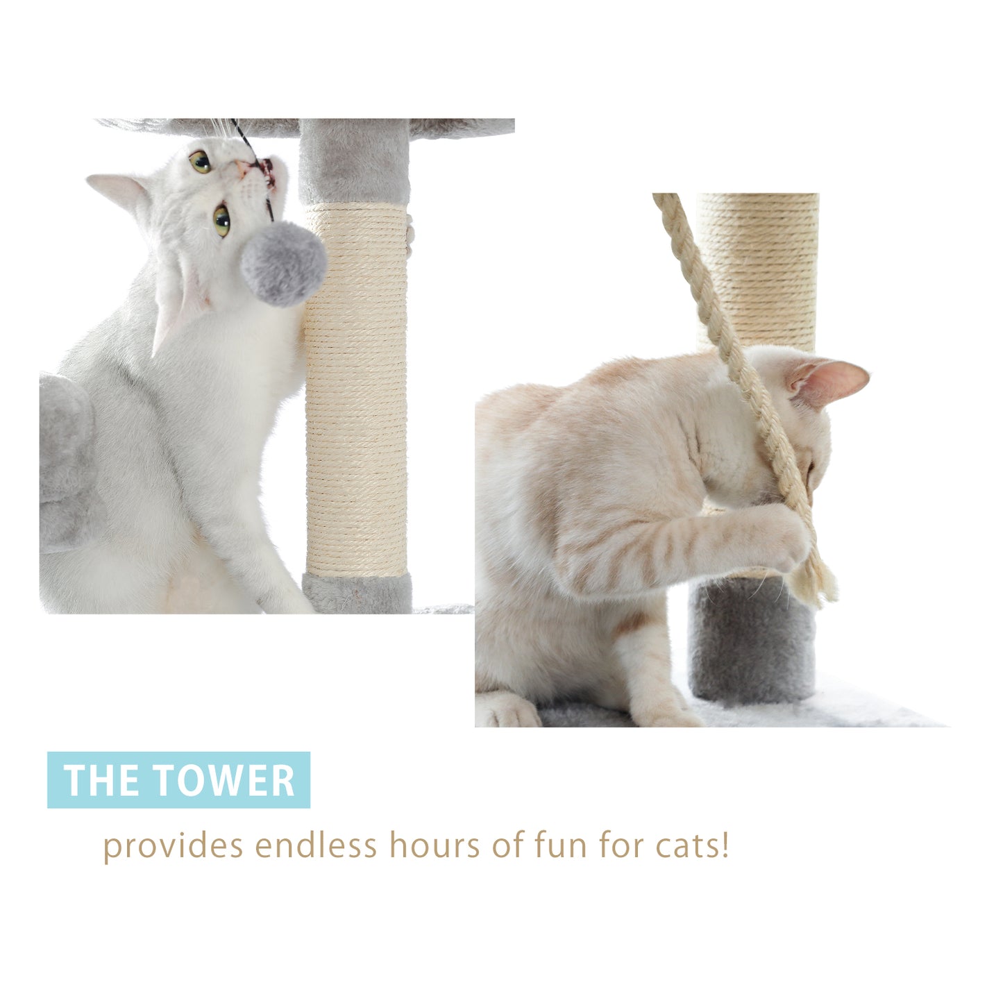 PAWZ Road 161cm Cat Tree Scratching Post Trees Scratcher