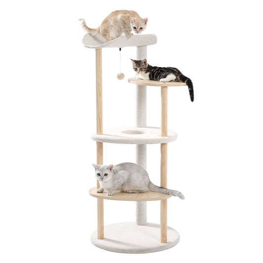 PAWZ Road 124.5cm Cat Tree Trees Scratching Post Multi-level