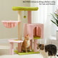 PAWZ Road Cat Tree Tower Condo House Cat Scratching Post Furniture with Hammock Pink