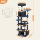 PAWZ Road Cat Tree Tower Scratching Post Scratcher Condo House Bed Toys 164cm Dark Grey