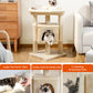 PAWZ 路猫树猫抓柱猫抓板塔公寓房屋家具床 72 厘米米色