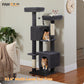 PAWZ Road 133cm Cat Tree Tower Condo Scratching Post Scratcher House for Large Cats Dark Grey