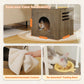 PAWZ Road 190cm Cat Tree Tower Wood Cat Condo Furniture Scratching Post Scratcher Grey