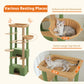 PAWZ Road 170cm Cat Tree Tower Scratching Post Scratcher Large Cats Condo House Green