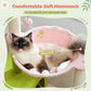 PAWZ Road 89cm Flower Cat Tree, Cute Cat Tower with Sisal-Covered Scratching Posts, Flower Perch, Condon&Hammock, Dangling Balls, Play Towers & Trees for Cats