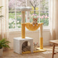 PAWZ Road 89cm Flower Cat Tree, Cute Cat Tower with Sisal-Covered Scratching Posts, Flower Perch, Condon&Hammock, Dangling Balls, Play Towers & Trees for Cats