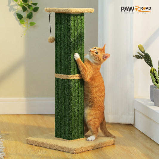 PAWZ Road 82cm Cat Tree Scratching Post Tower Sturdy Board Gym Furniture Fun Toys Green
