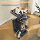 PAWZ Road Cat Tree for Indoor Cats, 88cm Small Cat Tower with Sisal-Covered Scratching Posts, 2 Condos, Scratching Ramp and Dangling Toys, Ideal Kitten Play House for Multi-Kitten Households