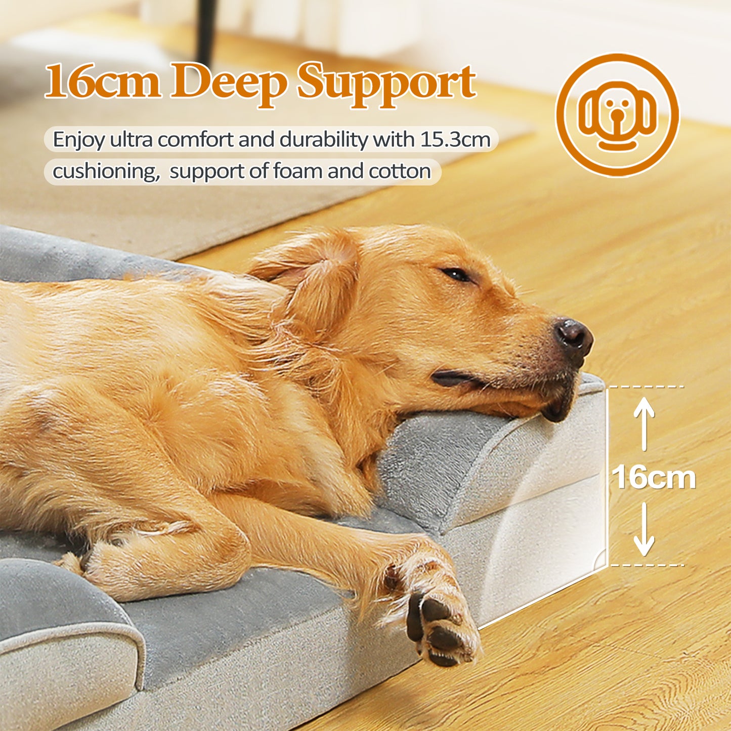 PAWZ Road Dog Bed Pet Calming Bed Soft Warm Dog Nest Houses Washable Waterproof