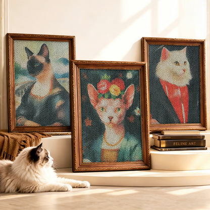 PAWZ Road 3 Packs Art Scratching Pad, Wall Cat Scratcher Board | Artistic Paint, 3 Pcs Per Box, Wall-Mountable, Daily Scratch, Furniture Protector, Durable & Scratch-Friendly