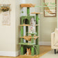 PAWZ Road Cat Tree Tower Scratching Post Scratcher Condo House Bed Toys 136cm Green