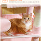 PAWZ Road 116cm Cat Tree Tower Scratching Post Scratcher Cats Condo House Bed Toys Light Pink