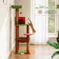 PAWZ Road 116cm Cat Tree Tower Scratching Post Scratcher Cat Condo House Bed Furniture Brown