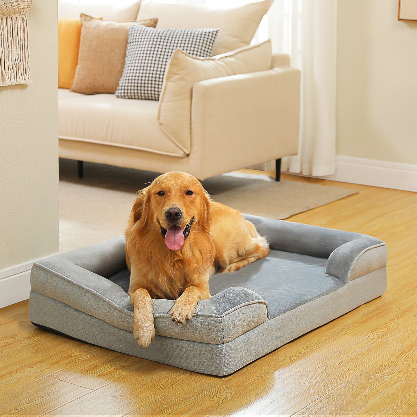 PAWZ Road Dog Bed Pet Calming Bed Soft Warm Dog Nest Houses Washable Waterproof