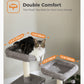 PAWZ Road Cat Tree Tower Scratching Post Adult Cats Condo House Bed Toys 180cm Grey