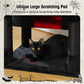 PAWZ Road 184cm Gothic Cat Tree Tower Scratching Post Scratcher Condo House Cat Furniture Black
