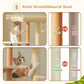 PAWZ Road 135CM Cat Tree Tower Scratching Post Scratcher Wooded Cats Condo House Beige
