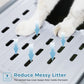 PAWZ Road Stainless Steel Litter Box Enclosed Extra Large Cat litter Tray Toilet
