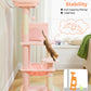 PAWZ Road 116cm Cat Tree Tower Scratching Post Scratcher Cats Condo House Bed Toys Light Pink