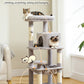 PAWZ Road Cat Tree Tower Scratching Post Scratcher Cat Condo Tree Kitten Bed Toy Grey
