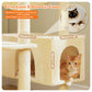 PAWZ Road 205cm Large Cat Tree Tower Scratching Post Scratcher Condo House Cat Furniture Beige