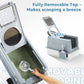 PAWZ Road Stainless Steel Litter Box Enclosed Extra Large Cat litter Tray Toilet