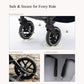 PAWZ Road 3-in-1 Pet Stroller, Foldable & Waterproof Dog/Cat Stroller with Breathable Mesh, Reversible Handle, 4 Wheels, Storage Basket & Dual Safety Leashes, Lightweight Travel Carrier for Daily Walking Outdoor, Black