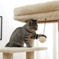 PAWZ Road Cat Tree Scratching Post Scratcher Tower Condo House Furniture 112cm Beige