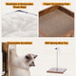 PAWZ Road Cat Tree Bed Bedside Tables Tower Condo House Scratcher Furniture Toy Brown
