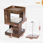 PAWZ Road Cat Tree Bed Bedside Tables Tower Condo House Scratcher Furniture Toy Brown