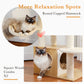 PAWZ Road Cat Tree Tower Scratching Post Wood Condo House Scracher Bed Toy 130cm Beige