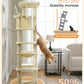 PAWZ Road 175CM Cat Tree Scratching Post Scratcher Cat Tower Condo House Furniture Bed Beige