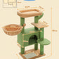 PAWZ Road 88cm Cat Tree Tower Sisal Scratching Posts Hammock Condo House Kitten Toys Green
