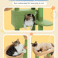 PAWZ Road 88cm Cat Tree Tower Sisal Scratching Posts Hammock Condo House Kitten Toys Green