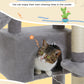 PAWZ Road 88cm Cat Tree Tower Sisal Scratching Posts Hammock Condo House Kitten Toys Grey