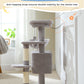 PAWZ Road 88cm Cat Tree Tower Sisal Scratching Posts Hammock Condo House Kitten Toys Grey