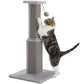 PAWZ Road 80cm Cat Tree Scratching Post Tower Sturdy Board Gym Furniture Fun Toys Grey