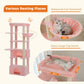 PAWZ Road 170cm Cat Tree Tower Scratching Post Scratcher Large Cats Condo House Light Pink