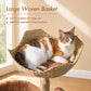 PAWZ Road Modern 105cm Cat Tree Tower Real Wood Cat Scratching Post with Large Hammock